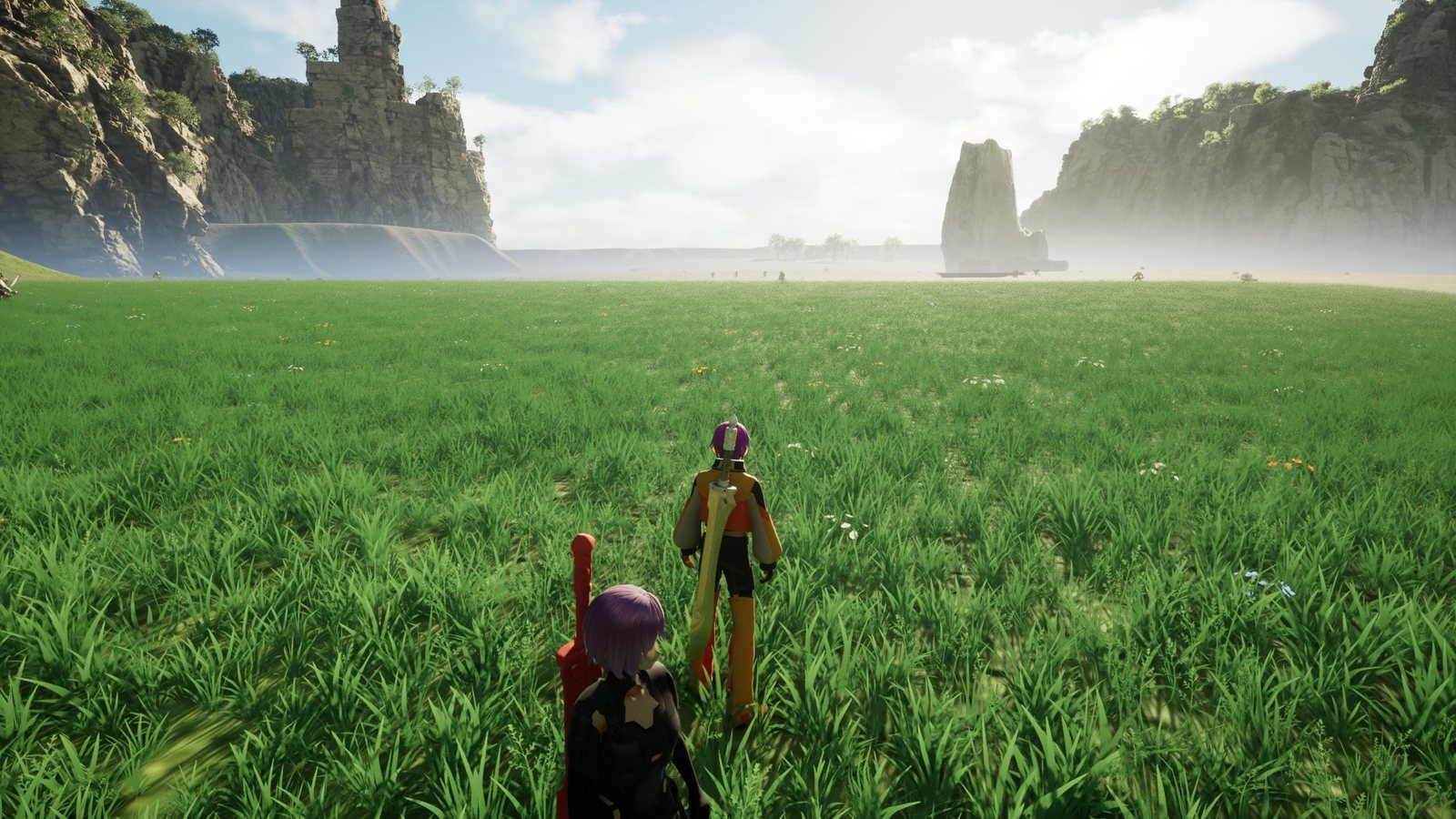 Gaur Plain, the sample region, at the New Game start.
